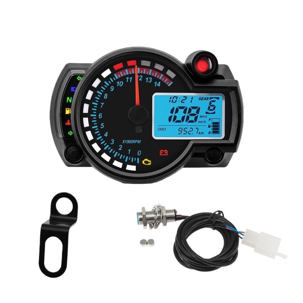 Contagiri moto strumento Pannello contaore digitale universale per moto a LED per moto per per per