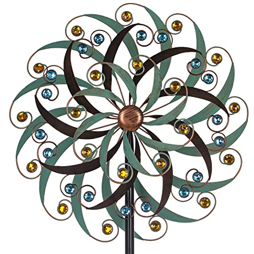 Stargarden Große Metall-Windspiele für den Außenbereich, Metallkunst, Windskulpturen und Spinner für Hof- und Gartendekorationen (50,8 x 203,2 cm)