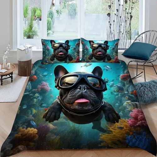 Housse de couette 200x200 fermeture éclair pour changer de lit facilement sans effort