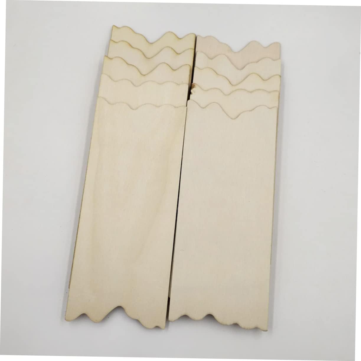 24pcs Wooden Hanging Board Craft Blanks for DIY Curving Projects