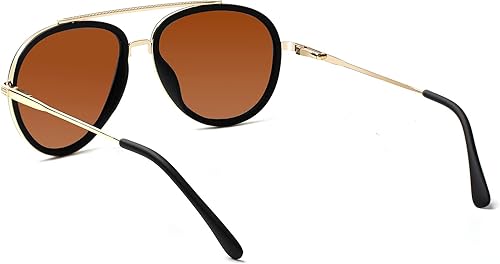 Miniatura 5 de SUNVOES Classic Polarized Aviator Sunglasses for Men Women Retro Metal Frame Outdoor UV Protection Sun Glasses
