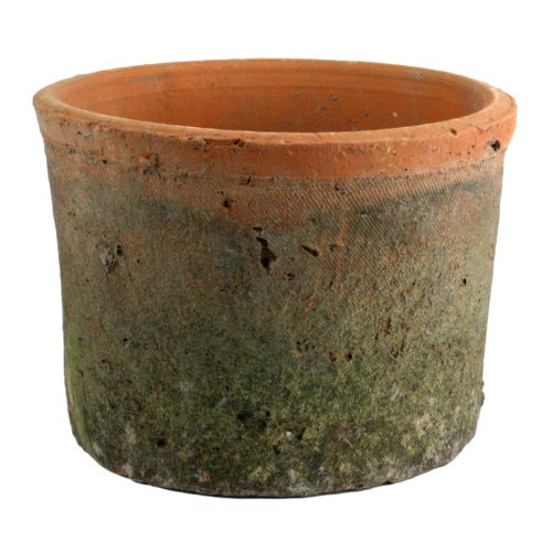 HomArt Rustic Terra Cotta Cylinder, Small, Natural, 1-Count