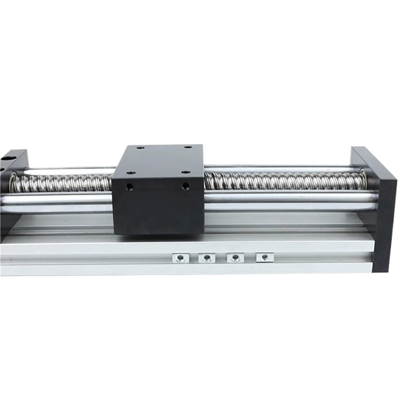 Dual Optical Axis Manual Sliding Table Rail Guide Effective Stroke 100mm-500mm Ball Screw SFU1610 Linear Guide Stage Rail Motion Slide Table Actuator 3D Printer(Effective Stroke 100)