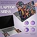 SUPERDANT Mushrooms Laptop Skin Sticker Decal Universal Laptops Notebook Skin Sticker 12 13 13.3 14 15 15.4 15.6 Inches Vinyl Laptop Cover Stickers Removable Waterproof Notebook Personalized Protector