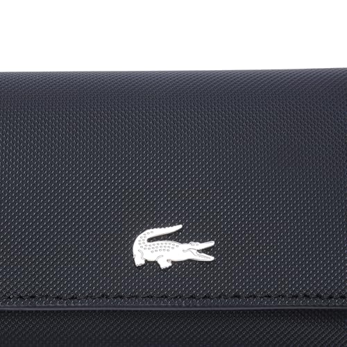 Lacoste Women's Compact Wallet, Black/Beige, One Size2