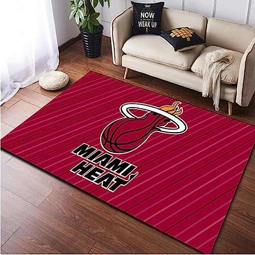 NUTANS Tappeto NBA Basket Tappeti, Area Tappeti per Camera da letto Tappeto Casa Soggiorno Arredamento camera ragazzo Tappetino antiscivolo 60 * 90cm