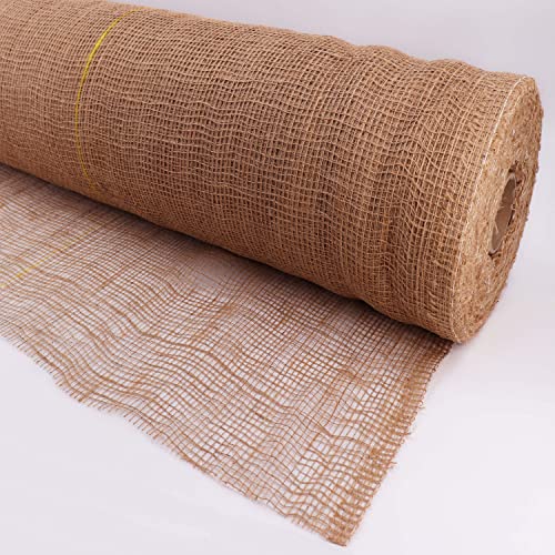 Aquagart Jutegewebe 105g/m² Jutematte Gartenjute Jute Stoff für Dekoration Haus und Garten Sackleinen Juteband für Pflanzen Winterschutz natürliches Gewebe Wurzelschutz verschiedene Längen (5m x 1m)