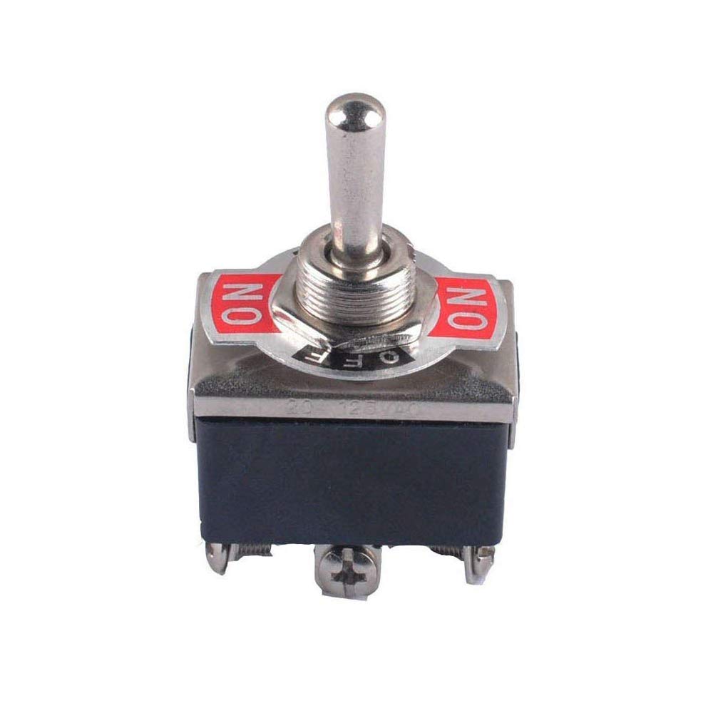 Heavy Duty Toggle Switch DPDT Center Off 20 Amp by Femitu