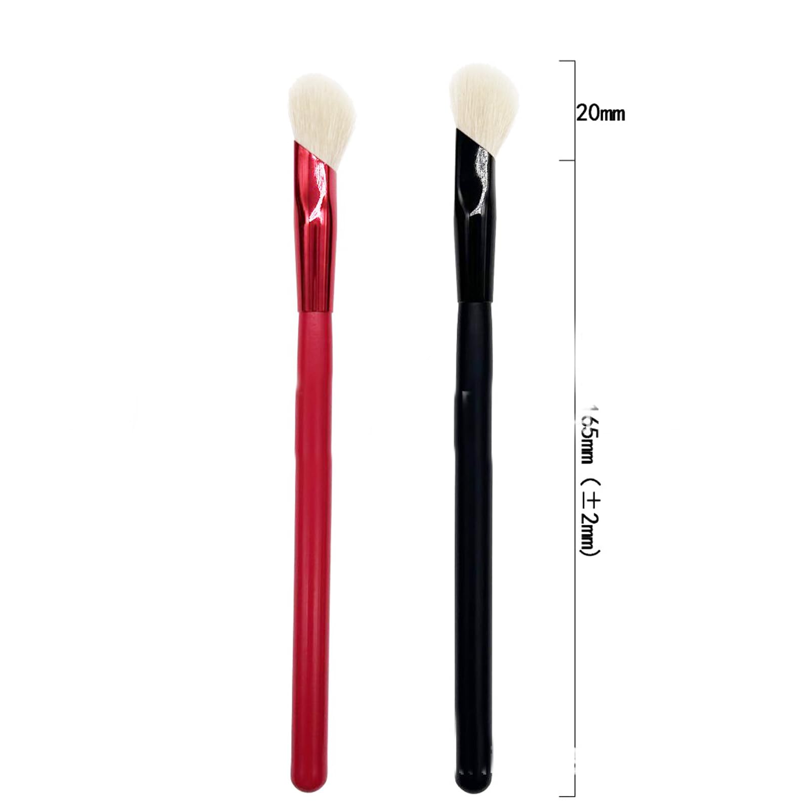 TEONEI Nose Contour Brush,Angled Concealer Brushes Makeup Brush Nose Shadow Brush,2Pcs