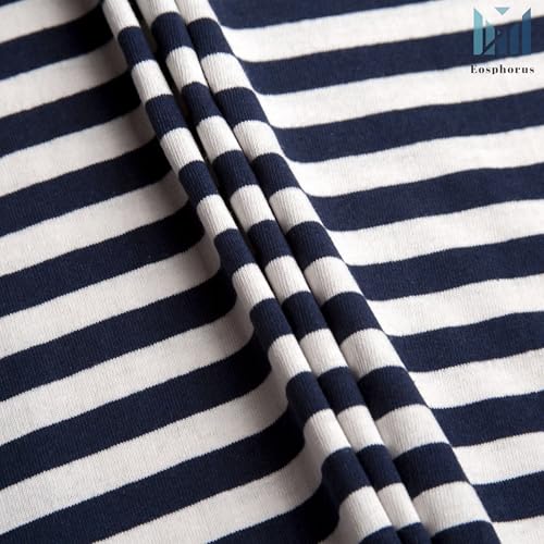 Genuine Striped Long Sleeved T-Shirt Top Cotton Navy Blue Sailor Shirt Original Telnyashka Тельняшка3