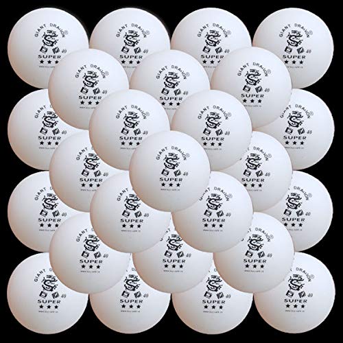 vabiono Tischtennisbälle weiß 3-Sterne Ø40mm Ping-Pong Ball Tischtennis-Bälle (30 Stück) vabiono Tischtennisbälle weiß 3-Sterne Ø40mm Ping-Pong Ball Tischtennis-Bälle (30 Stück)