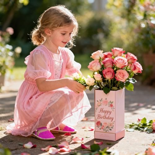 Image of THEE BRON Toddler Floral Cutout Closed Toe Sandals for Girls Breathable Summer Shoes