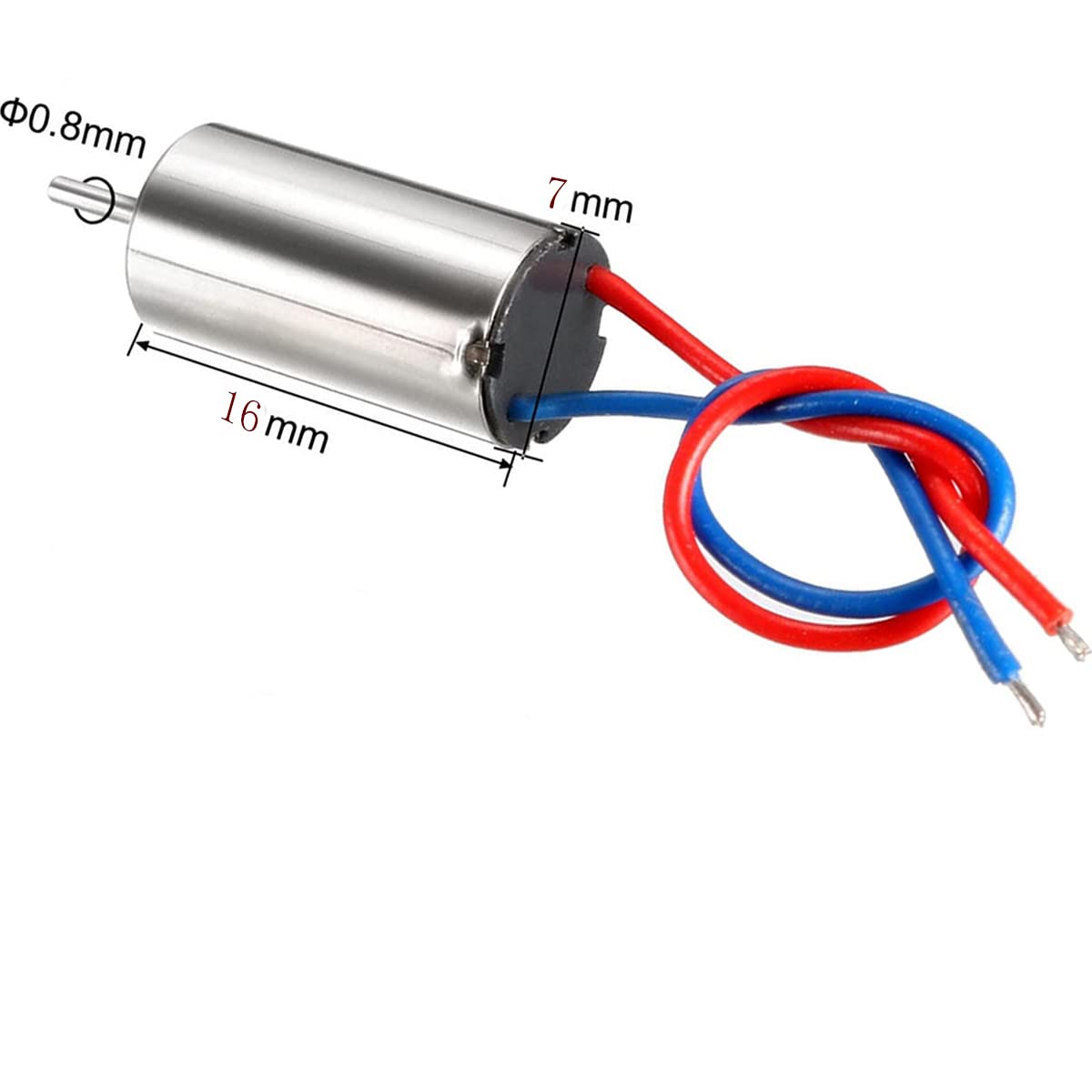 5 Motori Coreless 4x12mm DC 3.7V 60000RPM - Magneti Al Neodimio Ultra Veloci