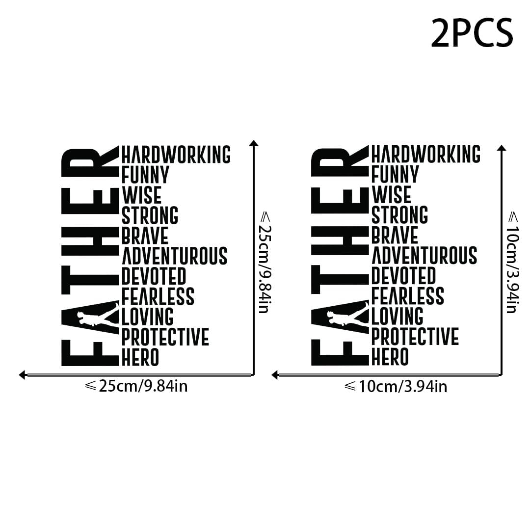 2/10/12pcs Pancake, Dad, Father's Day, Phrases Watercolor Iron on Stickers Heat Transfer Stickers Decals DIY T-Shirt Jeans Backpacks Families Clothing Hat Decoration Applique (P4)