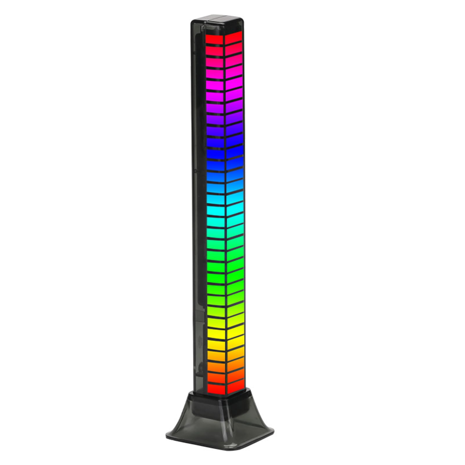 Diyeeni RGB Led Light Bar, Voice Activated Pickup Music Rhythm Lights, 16 Million Colors, APP Control, Music Sync Ambient Lighting for Party TV Backlight PC Gaming Monitor Desk