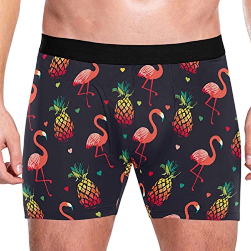 ZZXXB Bee Spider Mens Boxer Briefs Breathable Underwear Fly Front With Pouch S-XXL2