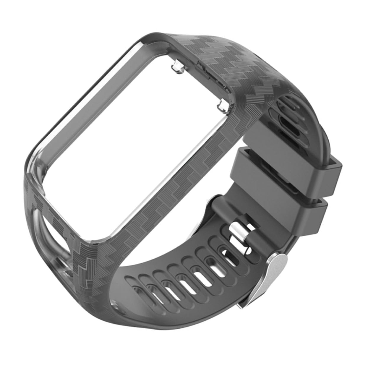 Housoutil 3 Pz Cinturino Per Orologio in Silicone Braccialetti in Silicone Cinturino Grigio Per Orologio Corridore 3 Bande Femminili Smartwatch Intelligente Dell'orologio