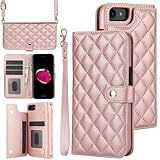 iphone se oro rosa prezzo Blocco RFID e cinghia: dotato di tecnologia di blocco RFID, protegge le informazioni delle carte dai furti. Questa custodia per iPhone 7/8/SE 2022/SE 2020 con cordino staccabile regolabile, puoi trasformarla in una borsa a tracolla o in una borsa da polso a seconda di come ti piace. È perfetto per viaggiare, semplicemente uscire o per la solita vita quotidiana. Il cinturino corto non può essere regolabile.