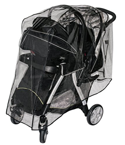 Image of Jolly Jumper Travel System Weathershield - Protects, Baby, Large Stroller and Contents from rain and Other Elements