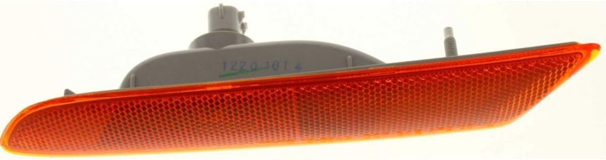 DAT AUTO PARTS Front Left Driver Side Bumper Cover Turn Signal Light Marker Lens and Housing Replacement For 2002-2003 Lexus ES300 2004-2006 ES330 Orange Smooth Plastic LX2532102 8174133021