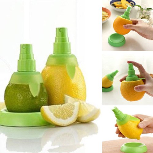2PCS Citrus Fruit Lemon Orange Juicer Spray Salad Lime Mist Sprinkling Extractor