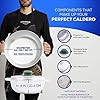 Universal (Professional Large) Caldero 32 Cups - 11.6 QT / 11 L, Stainless Aluminum Pot, Even Heat Distribution and Fast Cooking Dutch Oven Pot, Ergonomic Handles, Ideal for Rice, and French Fries #2