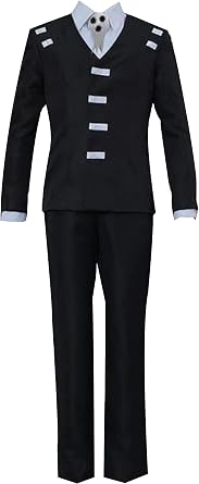 Anime Mens Costume Suit Cosplay Uniform Outfit 4PCS Coat Shirt Pants Halloween Set