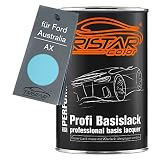 TRISTARcolor Vernice per auto Barattolo pronto all’uso per Ford Australia AX Glacial Blue Vernice di base 1,0 litri 1000ml