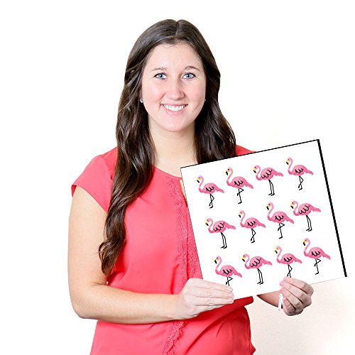 Big Dot Of Happiness Pink Flamingo - Tropical Summer Kids Room, Nursery Decor And Home Decor - 11 X 11 Inches Kids Wall Art - Set Of 4 Prints #TOP6