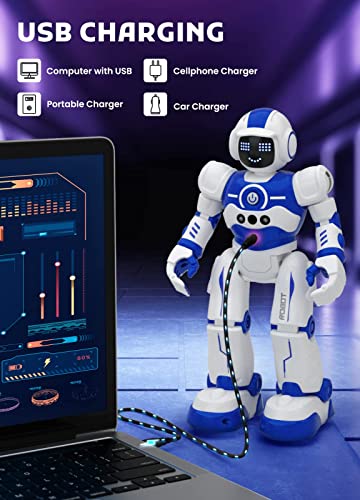 image for EduCuties Robot Toys for Kids,Programmable Remote Control Smart Walkin