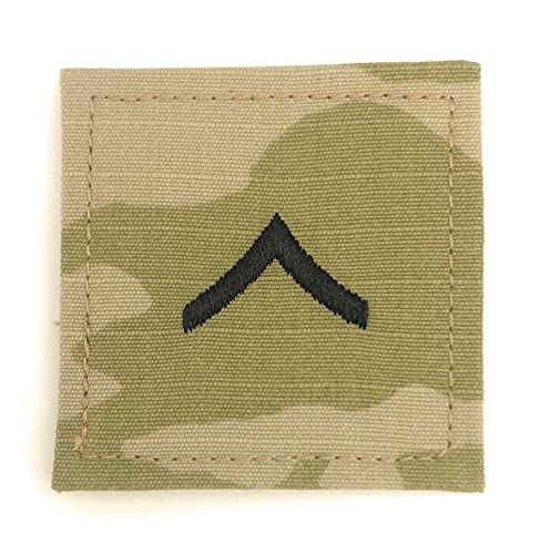 Insignia Depot US Army OCP Rank 2x2 with Hook Fastener - Private