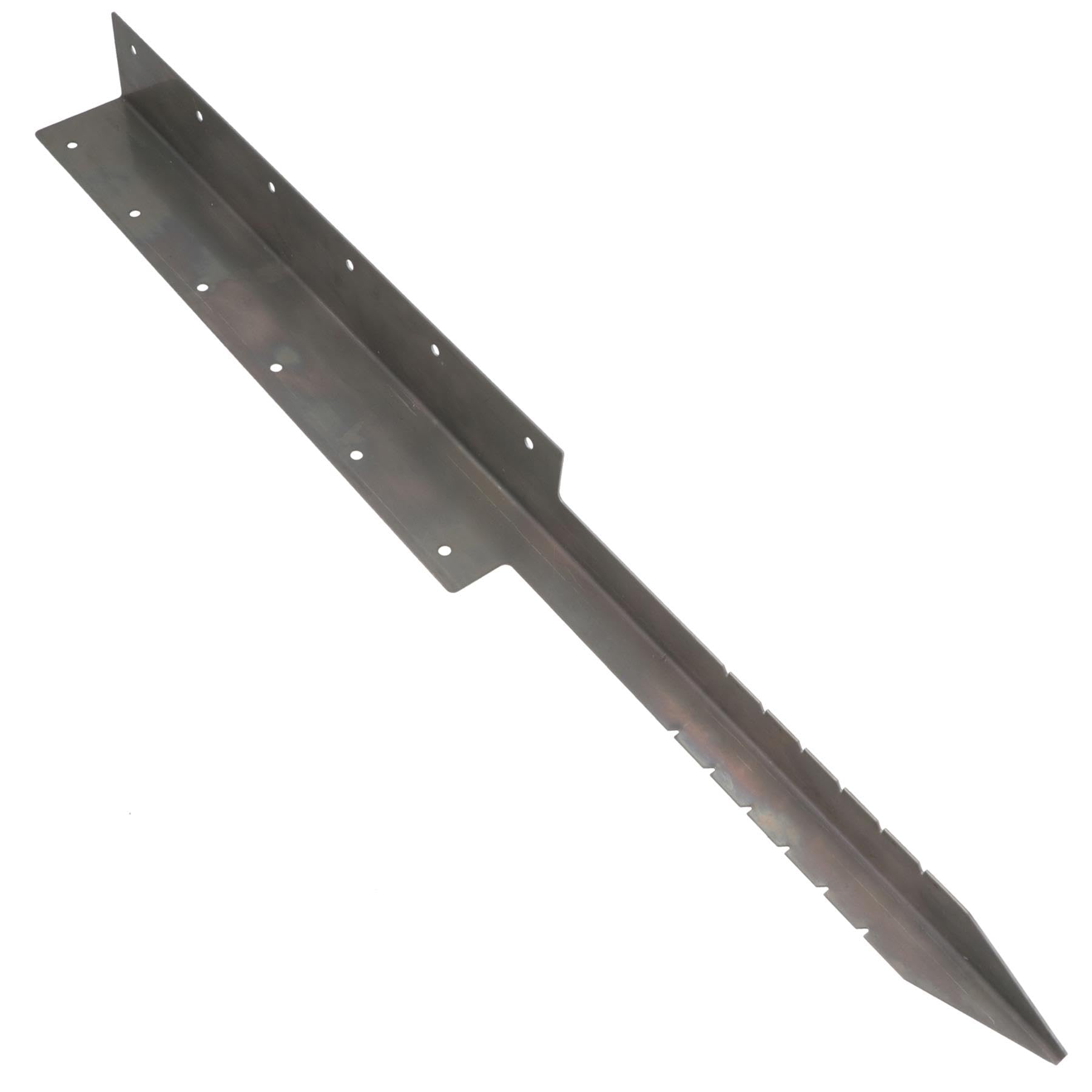 Piques de support d'angle triple en acier inoxydable durable 930 mm de haut pour potager