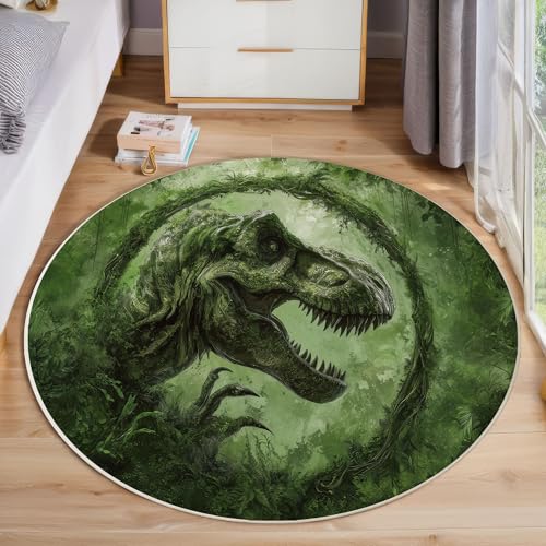 Tapis vert émeraude 200 cm à poils courts doux confortable et lavable - 7