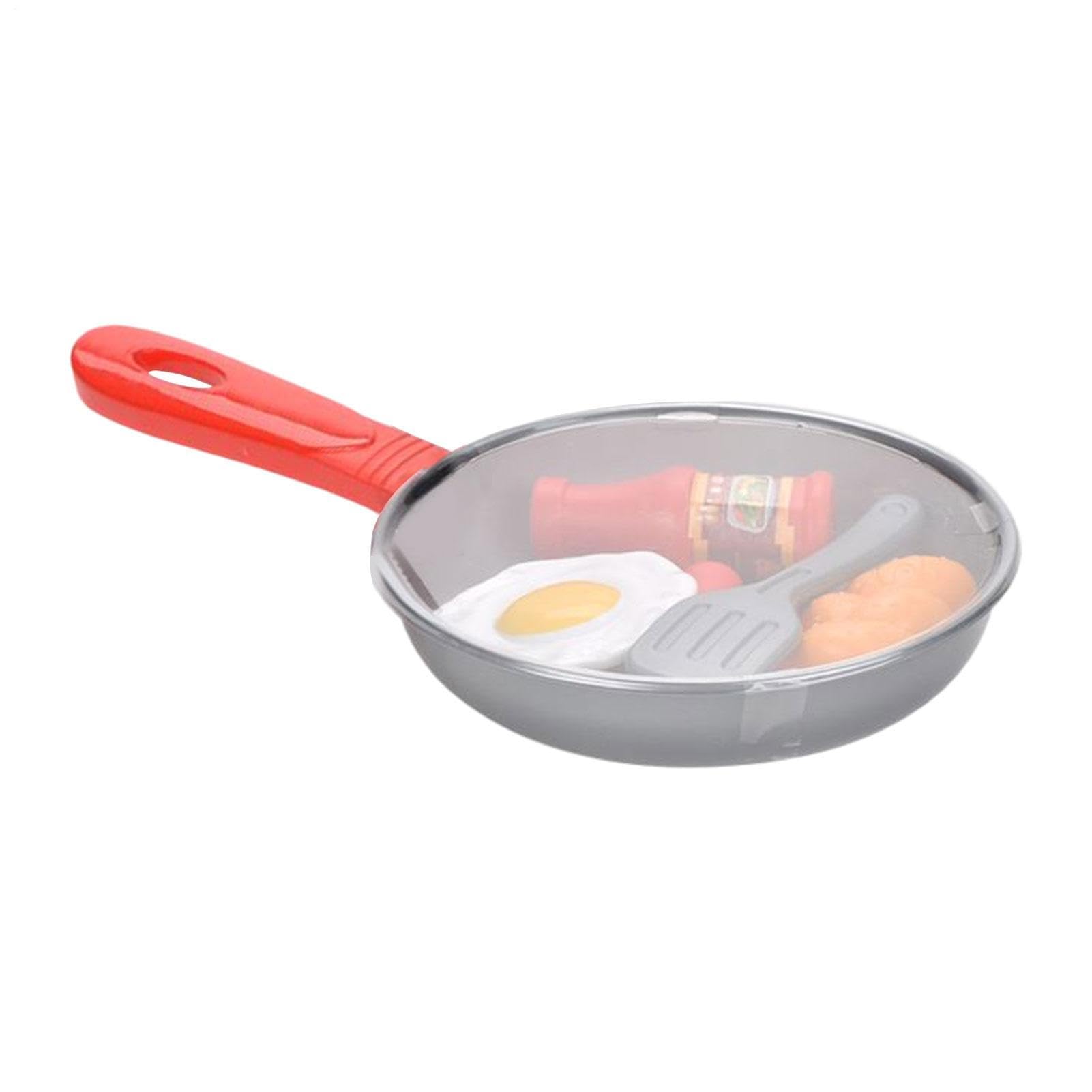 Play Kitchen - PP & PE, 11.02 Inches Kitchen Toy, Realistic Simulation | Safe For Kids Kids Cooking Pan, Pretend Play Cookware For Role Plays, Set, Imaginative And Childhood Fun