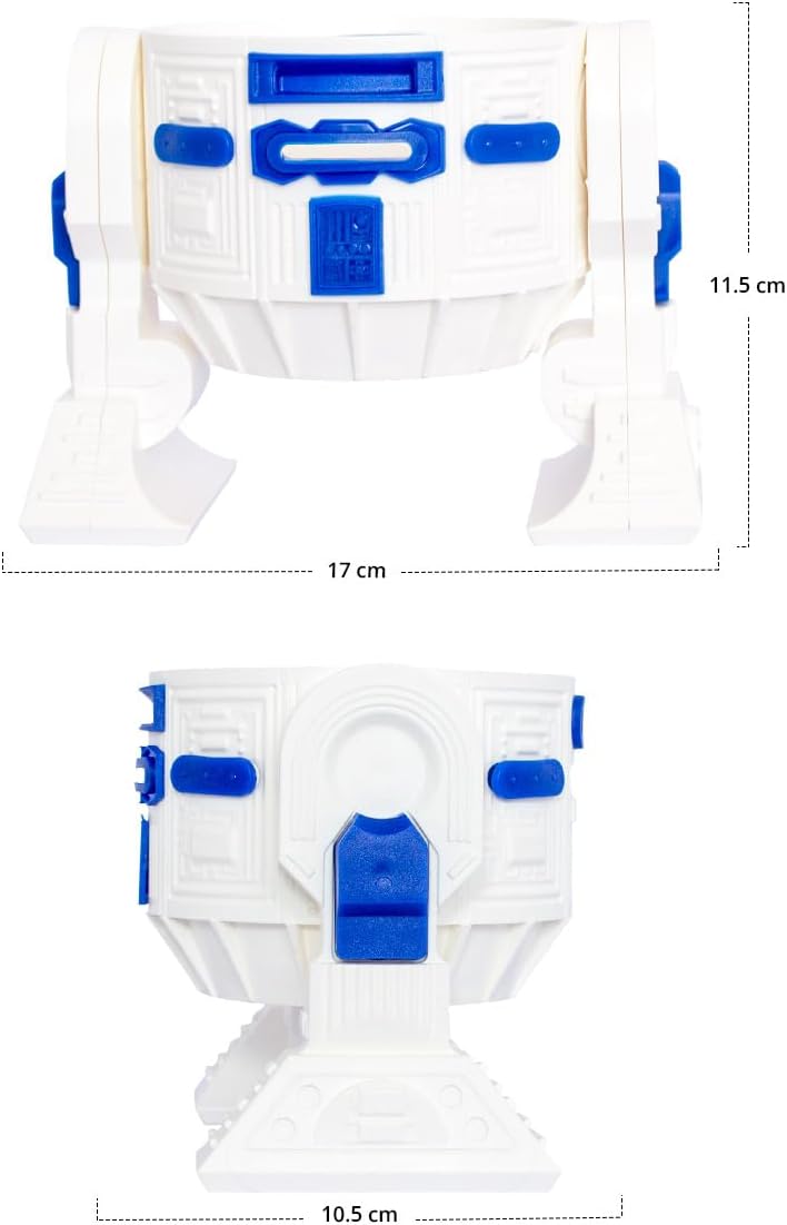 Android Rus-T1 Stand Speaker Compatible with Alexa Echo Dot 3 Gen, 4 Gen, 5 Gen, HomePod mini, Google Home Mini/Nest Mini y genericos (White/Blue)