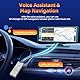 Volam 9.26 Zoll Carplay Display mit 2.5K Dashcam Auto Vorne,1080P Rückfahrkamera, Wireless A-pple Carplay Android Auto, Mirror Link, Navigation, G00gle,Siri, FM,AUX, Loop Recording, 64G SD-Karte