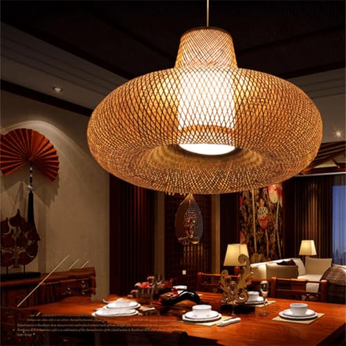Lightfixture Industrial Bedroom de mimbre grande tipo farol 2
