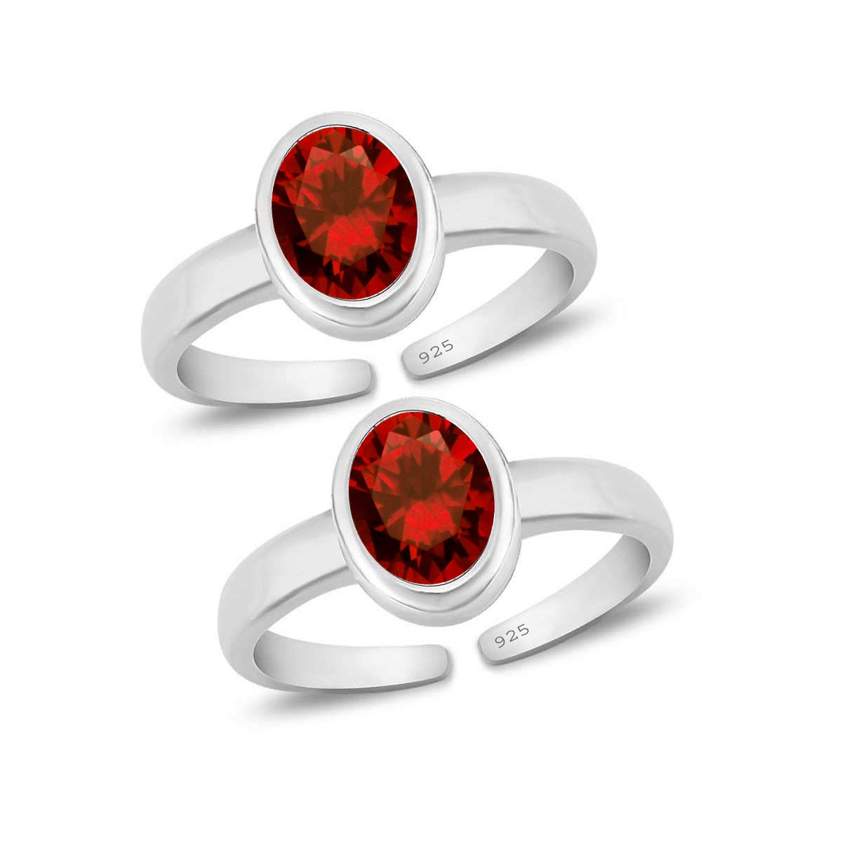 styleejewel Sterling Silver Toe Rings for Women | 925 Pure Chandi Bichiya Traditional Design Indian Toe Rings for Women Stylish (SJTR69G)-picture-18