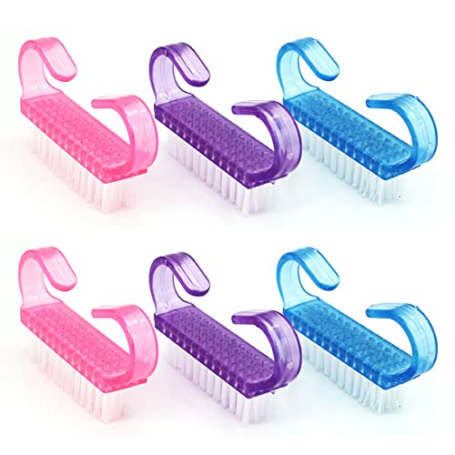 6 Pcs Cepillo Pequeño Limpieza Para Uñas Cepillo De Mano De Fregar Limpieza Para Eliminar La Suciedad De Las Manos Los Pies Las Uñas De Su Mascota Así Como Para La Limpieza De Zapatos