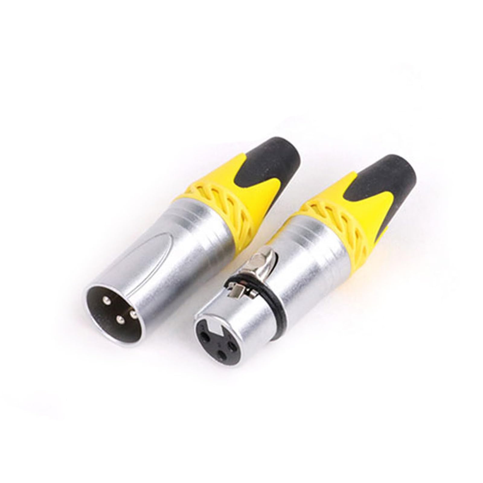 10sets 3Pins XLR Stecker Mikrofon MIC Stecker & Buchse Adapter 6 Farben Erhältlich Kabel Terminal Löten (Color : 10xM 10xF-Blue)