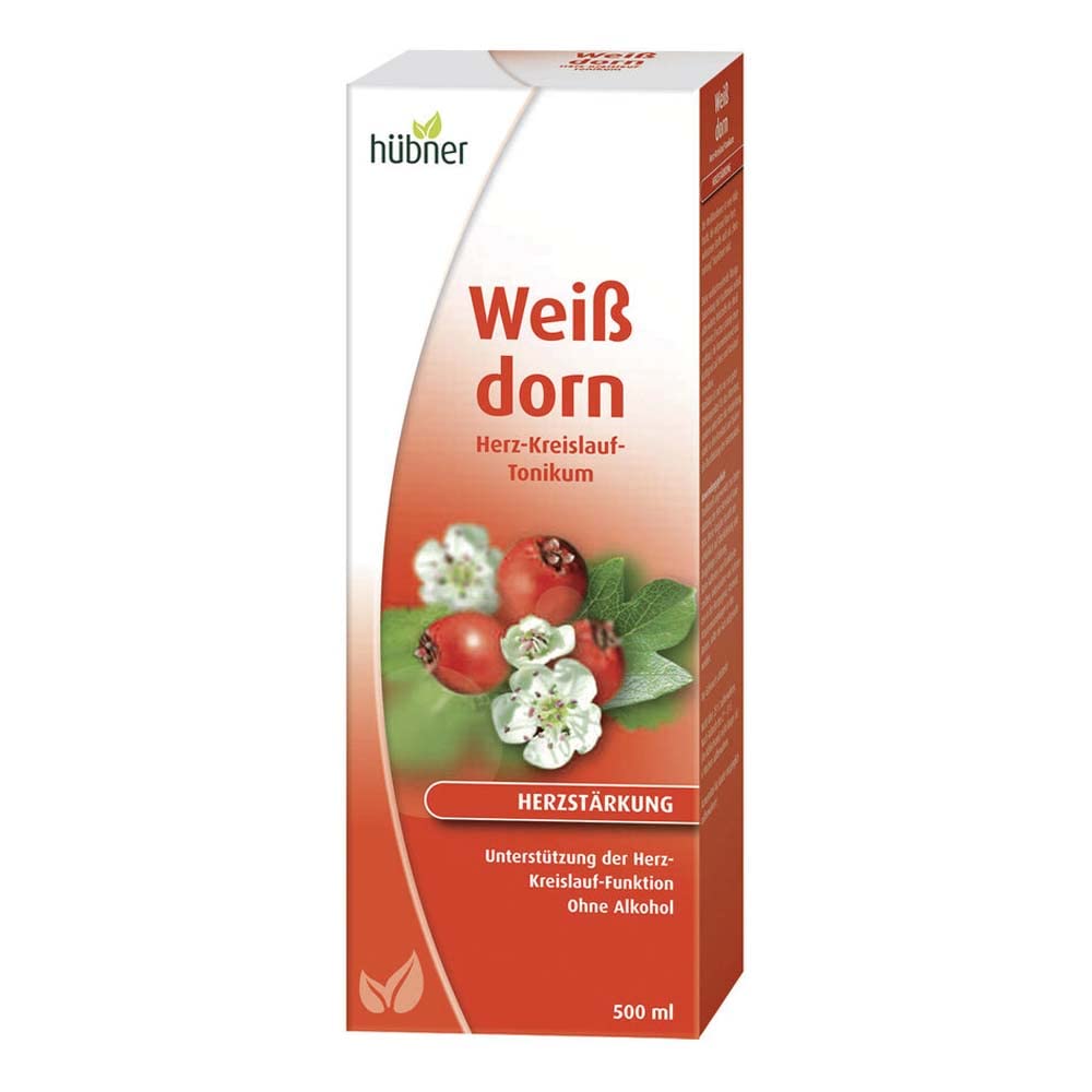 Hübner Weißdorn Herz-Kreislauf-Tonikum zur Herzstärkung (500 ml)