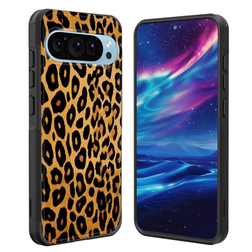 GFEWYTJYJ for Pixel 9 Pro XL Case,[10 FT Military Grade Drop Protection] Non-Slip Heavy Duty Shockproof Phone Case for Google Pixel 9 Pro XL 6.8 Inch 2024,Leopard Print - image 1