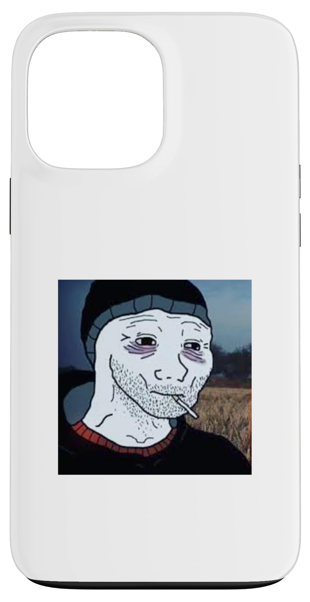 Amazon.com: iPhone 13 Pro Max Feels Guy Wojak Meme Doomer 手機殼: 手機和配件