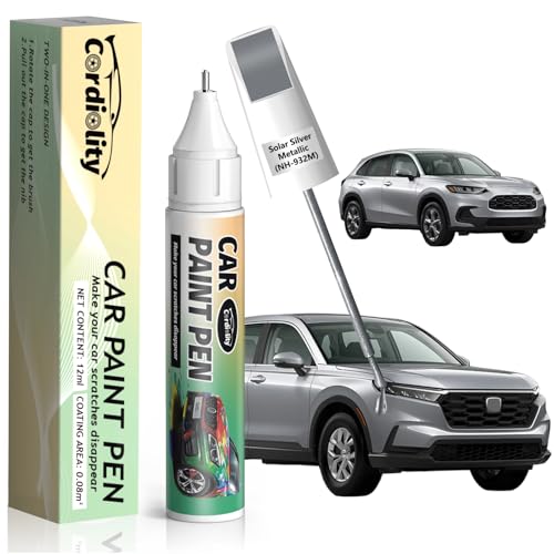 Image of Solar Silver Metallic(NH-932M) Touch Up Paint Pen for Honda,Car Paint Scratch Repair Pen Quick and Easy Fix Auto Paint Scratch