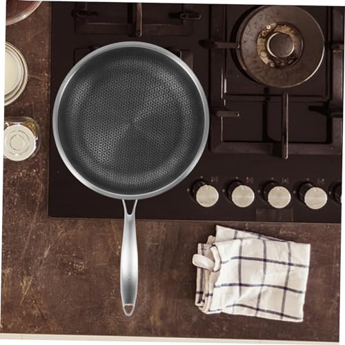 Wok de acero inoxidable antiadherente 12 pulgadas miniatura 5