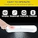 Ultra Bright Under Cabinet Lighting, LED Wall Lights Wireless Closet Light Battery Operated Push Puck Lights for Locker Stairs Kitchen Mirror, 40 Lumens Soft White Led(6 Pack)