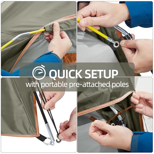 Instant Pop Up Camping Tent 8-Person