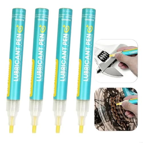 Image of Lubrication Oil Pen, Precision Oiler Pen for Metal Tool Maintenance, Machine Lubricant, Lubrication with Pen-Tip Precision, Controlled Flow, Prevent Corrosion, Ideal for Tights Spaces, 5 Pack