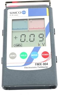 CINAHAW FMX-004 Static Meter: 0-30kV Digital Electrostatic Field Meter ESD Tester with LCD, Polarity Detection & Sound Alarm