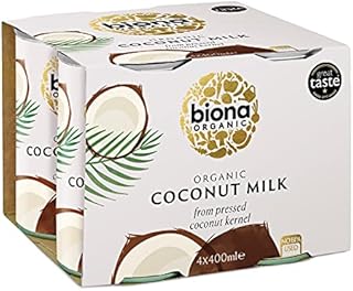 Biona Organic Coconut Milk, 4 x 400ml